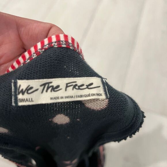 Free People Eagle Crafted Heritage Distressed Sweater Tank Size S - Picture 5 of 9